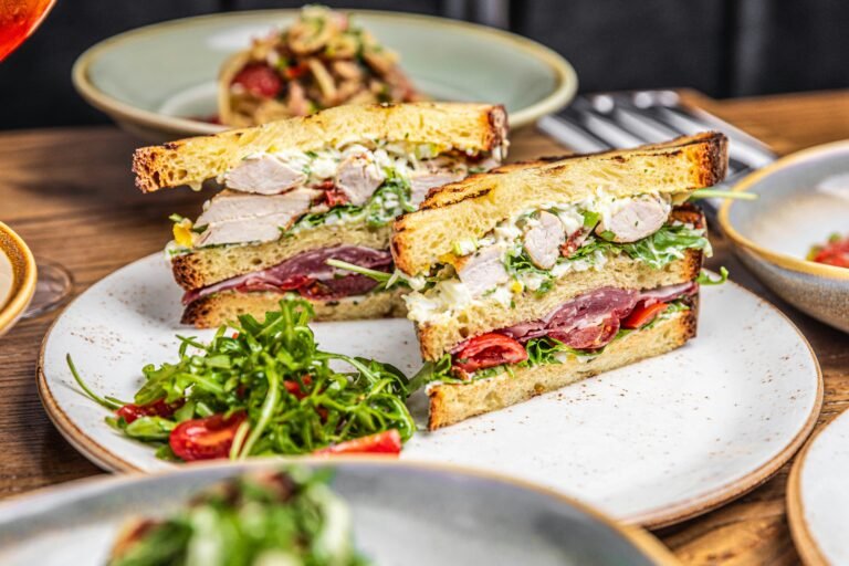 Open Steak Sandwich